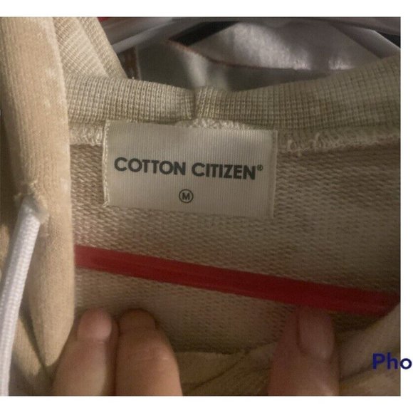 Cotton Citizen Bronx Crew stone dust tie dye distressed hoodie Size Medium NWT - Picture 9 of 9